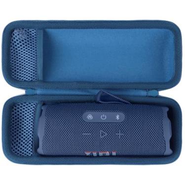 Imagem de Lebakort Capa rígida compatível com Flip 7 6 5 4 alto-falante portátil à prova d'água (caixa azul)