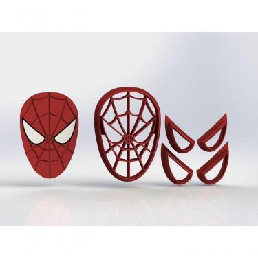 Imagem de Cortador Heróis - Homem Aranha Modular Tamanho 6 Cm
