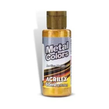 Imagem de 60ml Tinta Metal Colors Acrilex Acírilica Metalica - Escolha A Cor + N