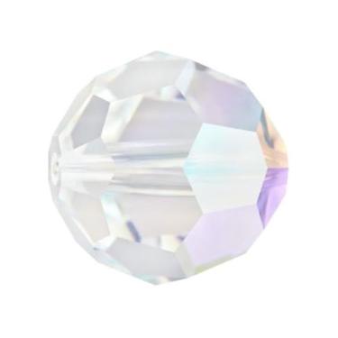 Imagem de 50 peças Adabele Austríaco 8 mm Facetado Contas de Cristal Redondo Transparente AB Compatível com Cristais Swarovski para Fabricação de Joias SS2R-802