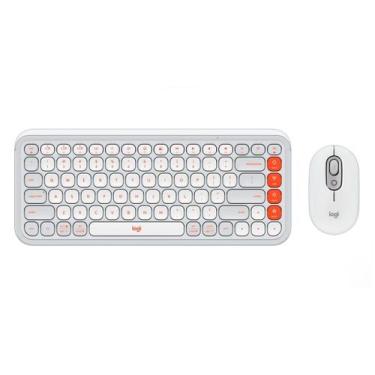 Imagem de Kit Teclado e Mouse Logitech POP ICON sem Fio - 920-013057