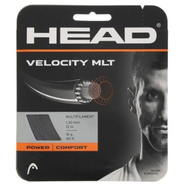 Imagem de HEAD Corda de Raquete de Tênis Velocity MLT 10 m Multifilamento - Preta, Calibre 16