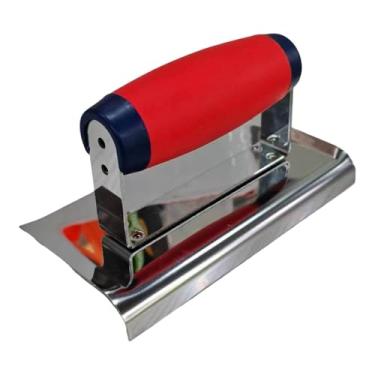 Imagem de Baoblaze Ferramenta de concreto, desempenadeira de concreto, acessório de aço inoxidável, cabo antiderrapante, ferramenta manual para alvenaria, cimento, Afiador de Concreto