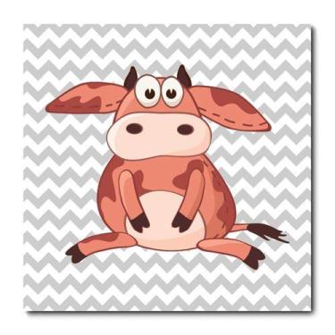 Imagem de Placa Decorativa - Vaquinha - Infantil - 1444plmk - Allodi