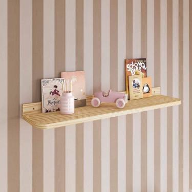 Imagem de Prateleira Decorativa 90cm Wave Casatema Natural