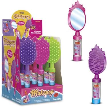 Imagem de Pirulito Makepop, Colore, Formato Batom, Display com 12