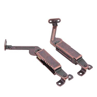 Imagem de YOUTHINK Suporte de Dobradiça de Tampa de Mola para Armários, Construção de Ferro Durável, Fácil Abertura e Fechamento, Perfeito para Uso Em Escritório Doméstico e Oficina (braço longo)