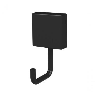 Imagem de Cabide Preto Cabide De Banheiro Gancho Future 8506pt