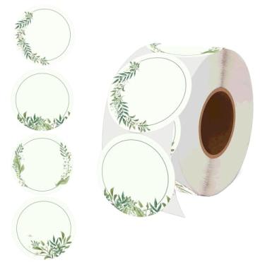 Imagem de Etiquetas térmicas diretas de 5 cm, círculo redondo, código de cores, etiquetas personalizadas para o dia dos namorados para impressora de etiquetas térmicas, impressora de etiquetas de envio de