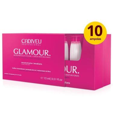 Imagem de Ampolas Glamour Cadiveu 10X15Ml - Ampolas Glamour 10x15ml