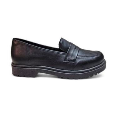 Imagem de Sapato Mocassim Tratorado Feminino Oxford Numeração Grande Zephir Calçados-Feminino