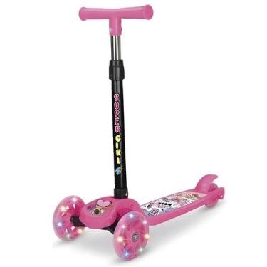 Imagem de Patinete infantil com 3 rodas dobravel altura ajustavel facil de guard