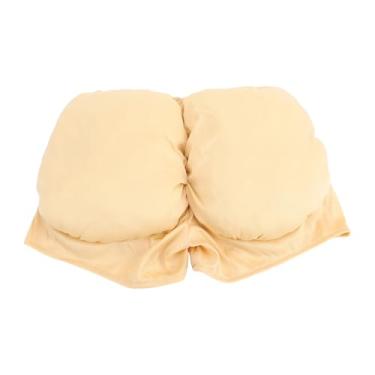 Imagem de TARSHYRY Fantasia de Bunda Grande, Design Superdimensionado de Cor Nude Pura para Dramatização de Cosplay, Com Cintura Elástica de 28,35 pol. e Calças Especialmente Projetadas, para