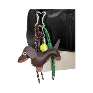 Imagem de Pingente De Chaveiro Personalizado Em Forma De Cão Salsicha Dachshund 