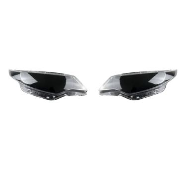 Imagem de Lente do farol dianteiro do carro compatível com kia k5 optima 2016 2017 substituição capa de escudo automático abajur transparente brilhante sombra tampas(Left and Right)