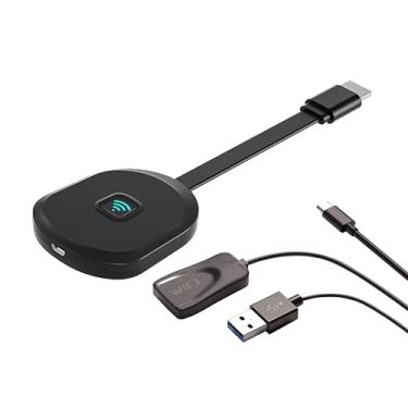 Imagem de Adaptador de espelhamento de tela 4K, dongle de exibição HDMI sem fio compatível com DLNA, Miracast, AirPlay, não é necessário baixar o aplicativo