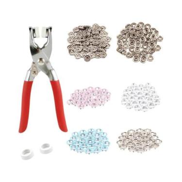 Imagem de Kit De Botões De Pressão De Metal Reforçado Com Alicates Ajustáveis Ac