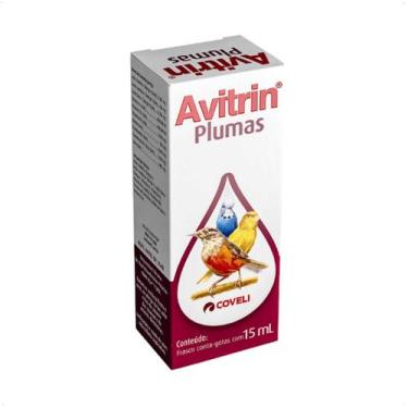 Imagem de Avitrin plumas 15ml coveli suplemento para aves e pássaros
