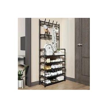 Imagem de Prateleira Organizadora Calçado Suporte Rack Guarda Sapato Tênis Sandá