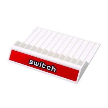 Imagem de Suporte de Mesa Organizador Para 12 Jogos Nintendo Switch - TechBrasil