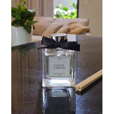 Imagem de Vivaê Difusor de Varetas Aromatizador de Ambiente Cascas e Folhas 100ml - Frasco de Vidro com Varetas de Fibra - Decoração e Perfume