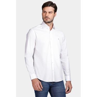 Imagem de Camisa Aramis Manga Longa Slim Stretch Branco-Masculino