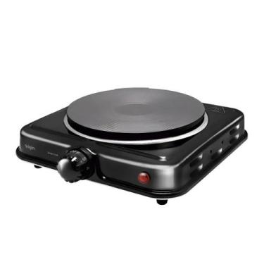 Imagem de Fogão Indução Elétrico Portátil 1 Boca 220v Cooktop Compacto Preto 220