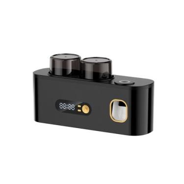 Imagem de Suporte de escova de dentes esterilizador UV com secagem preta - yiwei