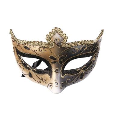 Imagem de Fantasia de carnaval de Halloween para senhora de meia face Mask Beaut