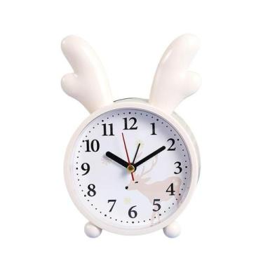 Imagem de Despertador Cute Cartoon Reindeer Antler Silent Movement - Yiweisai