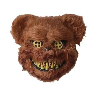 Imagem de Máscara De Coelho Sangrento Para Halloween: Adereço Realista De Pelúci