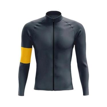 Imagem de Camisa De Ciclismo Térmica De Inverno Para Homens, Manga Longa, Jaquet