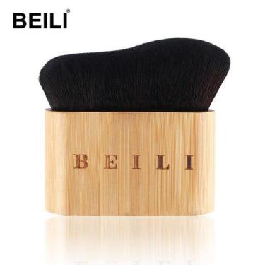 Imagem de Escova Mágica Para Maquiagem BEILI Corpo Rosto, Preto 1