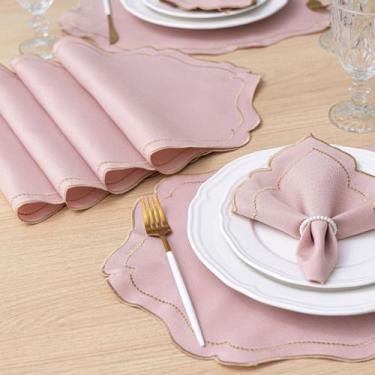 Imagem de Kit Jogo Americano Realeza Pçs Souplats Mesa De 6 Lugares Mesa Posta G