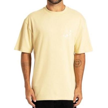 Imagem de Camiseta Especial MaxFit Hurley Letters Bege-Masculino