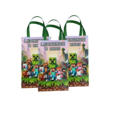 Imagem de kit sacolinha surpresa personalizada para aniversario lembrancinha dec