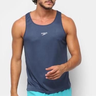 Imagem de Camisa Regata Speedo Basic Interlock, Marinho, M, Masculino