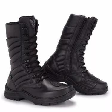 Imagem de Bota Coturno Adventure Couro Militar Acero Trilha Cano Alto Conforto-Masculino