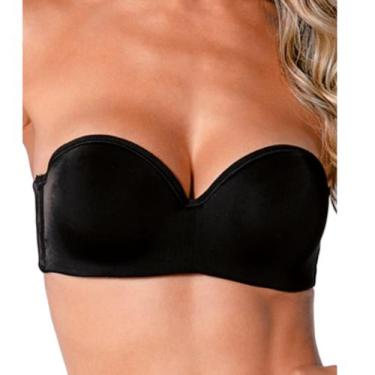 Imagem de Sutiã Bustiê Vertigem Com aro e Bojo Feminino Demillus 67858, Preto, 4