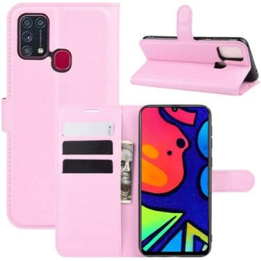 Imagem de Capa Capinha Carteira Galaxy M21s 6.4 Case De Couro Flip Top - Danet, 