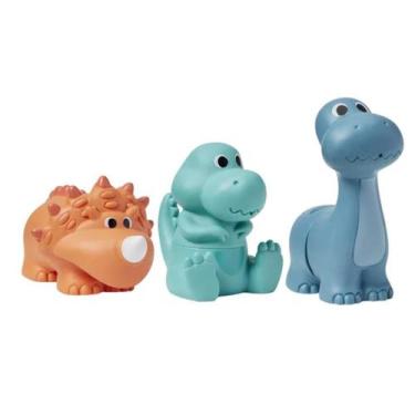 Imagem de Kit Infantil Dino Buba Bichinhos Banho Laváveis e Seguros