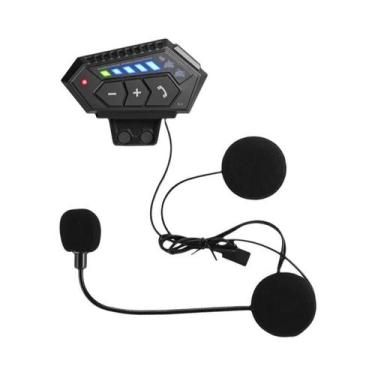 Imagem de Fone De Ouvido Bluetooth 5.4 Para Capacete De Moto, À Prova d'Água, Ch
