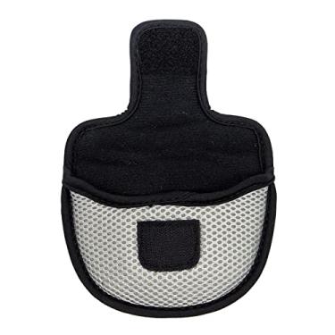 Imagem de YIJU Capa de cabeça de taco de golfe durável, capa de cabeça de malha de náilon fácil de utilizar, tacos de proteção leve para homens mulheres presentes de, CINZENTO