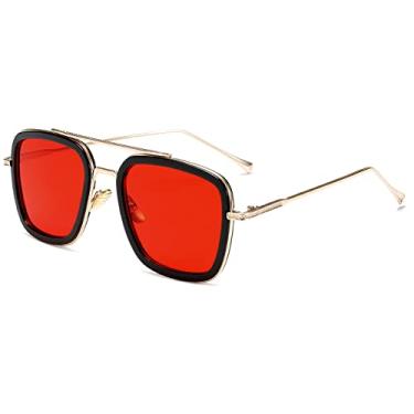 Imagem de Men Sunglasses Man Sun Glasses Vintage Metal Eyewear Steam Punk Sunglass UV400 Male,13,China