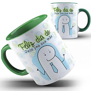 Imagem de Caneca verde Papai Flork Pai pede pra sua mãe