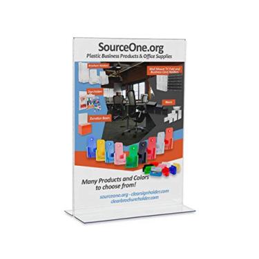 Imagem de Suporte de placa de acrílico transparente de alta qualidade da SourceonE.ORG para carregador inferior de 11 W x 17 t., Clear, 1 Pack, 1