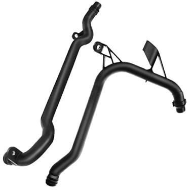 Imagem de A-Premium Tubo de refrigeração de água de entrada do aquecedor do motor com anéis de vedação compatível com BMW E36 E39 E46 E85 320i 323i 325i 328i 330i 525i 528i 530i 530i Z3 Z4 conjunto de 2 peças