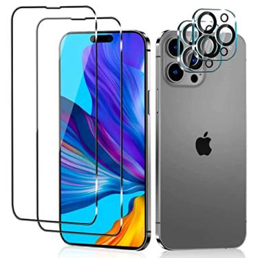 Imagem de Kit Película 5D 9D Ceramica + Película Lente Camera Transparente Compatível com iPhone 14 Pro Max