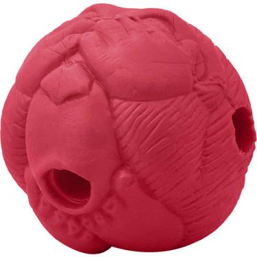 Imagem de Bola Macaquinho Pet Games com Dispenser de Ração ou Petisco Vermelho - Tam. P