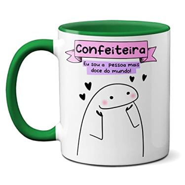 Imagem de Caneca Confeiteira Eu Sou A Pessoa Mais Doce Do Mundo Fofa (Verde)